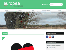 Tablet Screenshot of europea.org